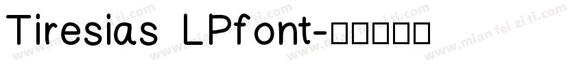 Tiresias LPfont字体转换